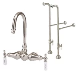 Freestanding Gooseneck Clawfoot Tub Faucet 6 Freestanding Gooseneck Clawfoot Tub Faucet -VINTAGE TUB Store rm149bn rmnsl4bn 2