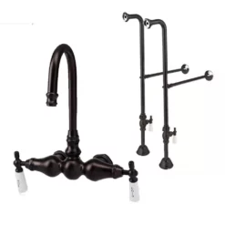 Freestanding Gooseneck Clawfoot Tub Faucet 7 Freestanding Gooseneck Clawfoot Tub Faucet -VINTAGE TUB Store rm149orb rmnsl4orb 2