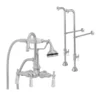 Freestanding Gooseneck Clawfoot Tub Faucet With Handshower -VINTAGE TUB Store rm402 rmnsl4 s