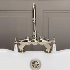 Deck Mount Clawfoot Tub Gooseneck Faucet 12 Deck Mount Clawfoot Tub Gooseneck Faucet -VINTAGE TUB Store rm49bn