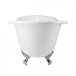 Mila Cast Iron Slipper Clawfoot Tub - Rim Faucet Drillings -VINTAGE TUB Store rm61sl7c side 2 3