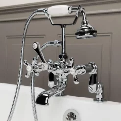 Deck Mount Clawfoot Tub Faucet With Handshower -VINTAGE TUB Store rm627c 2 2
