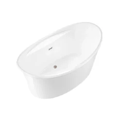 Silas Acrylic Double Slipper Freestanding Tub -VINTAGE TUB Store rma1 bn side