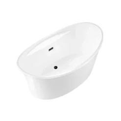 Silas Acrylic Double Slipper Freestanding Tub -VINTAGE TUB Store rma1 mb side