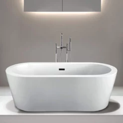 Marion Acrylic Double Ended Freestanding Tub - No Faucet Drillings -VINTAGE TUB Store rma120 s orb