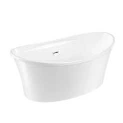Silas Acrylic Double Slipper Freestanding Tub -VINTAGE TUB Store rma1 angle