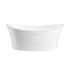 Silas Acrylic Double Slipper Freestanding Tub -VINTAGE TUB Store rma1 back