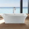 Dax Acrylic Double Ended Freestanding Tub - No Faucet Drillings -VINTAGE TUB Store rma310