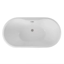 Hudson Acrylic Double Ended Freestanding Tub - No Faucet Drillings -VINTAGE TUB Store rma340 top 3
