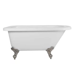Savanna Acrylic Classic Clawfoot Tub - No Faucet Drillings - Ball & Claw Feet -VINTAGE TUB Store rma54rt0wrbbn 1 3