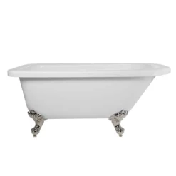 Savanna Acrylic Classic Clawfoot Tub - No Faucet Drillings - Ball & Claw Feet -VINTAGE TUB Store rma54rt0wrbpn 1 4