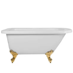 Savanna Acrylic Classic Clawfoot Tub - No Faucet Drillings - Ball & Claw Feet -VINTAGE TUB Store rma54rt0wrbs 1 8