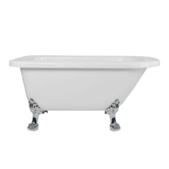 Stratford Acrylic Classic Clawfoot Tub - Rim Faucet Drillings - Lion Paw Feet -VINTAGE TUB Store rma54rt7wlpc 2 5