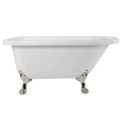 Stratford Acrylic Classic Clawfoot Tub - Rim Faucet Drillings - Lion Paw Feet -VINTAGE TUB Store rma54rt7wlppn 1 5