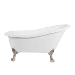 Paris Acrylic Slipper Clawfoot Tub - No Faucet Drillings - Lion Paw Feet 17 Paris Acrylic Slipper Clawfoot Tub - No Faucet Drillings - Lion Paw Feet -VINTAGE TUB Store rma57sl0wlpbn 1
