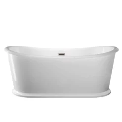 Valeta 69 Inch Acrylic Double Slipper Freestanding Tub -VINTAGE TUB Store rma6 bn