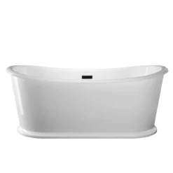 Valeta 69 Inch Acrylic Double Slipper Freestanding Tub -VINTAGE TUB Store rma6 orb