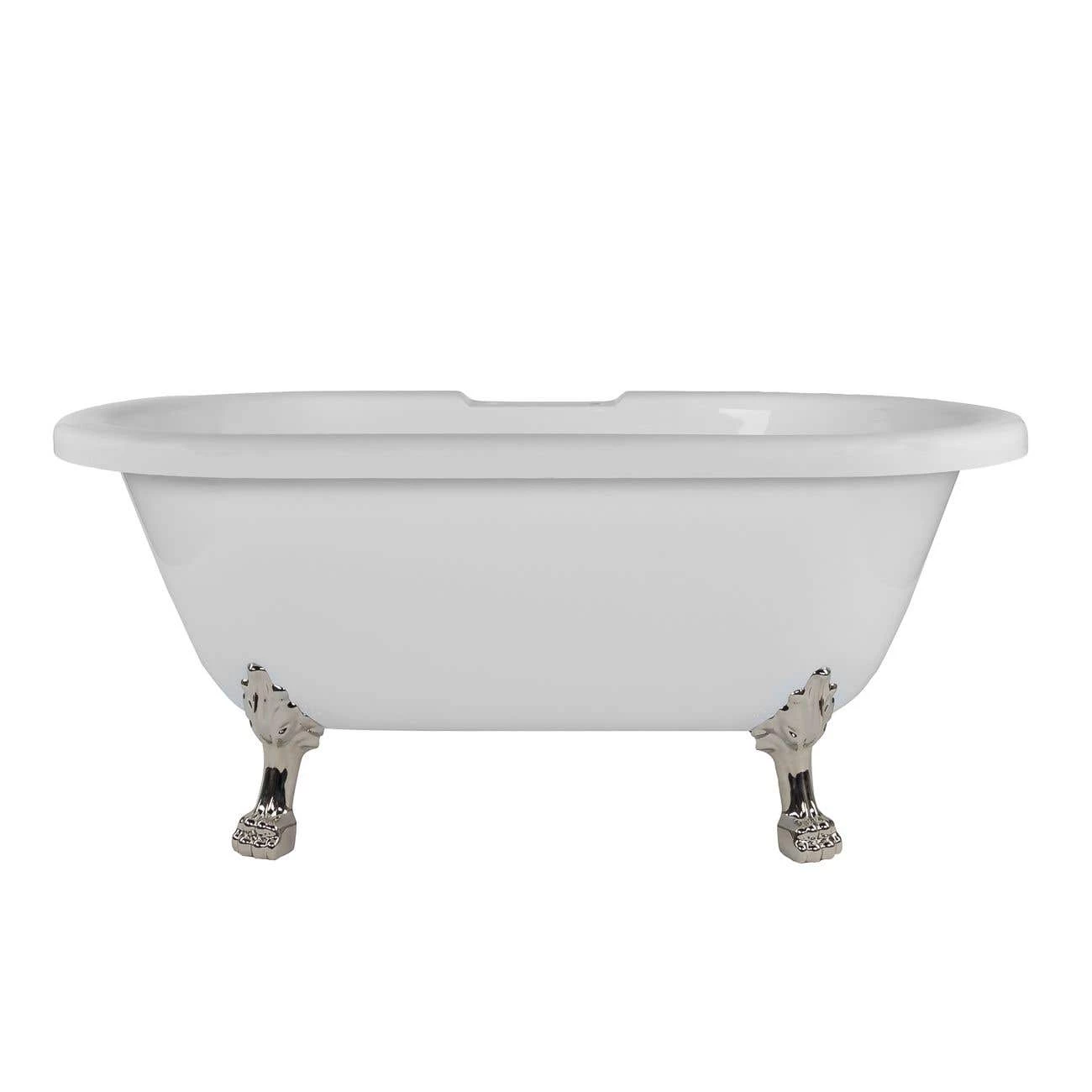 Juniper Acrylic Double Ended Clawfoot Tub - Rim Faucet Drillings - Lion Paw Feet 10 Juniper Acrylic Double Ended Clawfoot Tub - Rim Faucet Drillings - Lion Paw Feet - Image 8