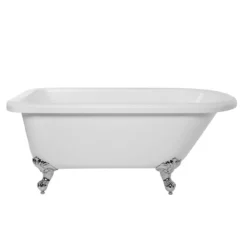 Savanna 60 Inch Acrylic Classic Clawfoot Tub - Wall Faucet Drillings 17 Savanna 60 Inch Acrylic Classic Clawfoot Tub - Wall Faucet Drillings -VINTAGE TUB Store rma60rt3wrbc 2