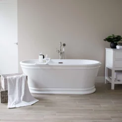 Madera 67 Inch Acrylic Double Ended Freestanding Tub