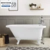 Savanna Acrylic Classic Clawfoot Tub - Rim Faucet Drillings - Ball & Claw Feet -VINTAGE TUB Store rmart7wrb