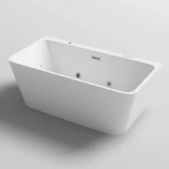 Iseo 59 Inch Double Ended Freestanding Hydro-Massage Tub -VINTAGE TUB Store rmb iseo 59 angle 2 hxivnhtd2kv33sy1