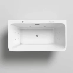 Iseo 59 Inch Double Ended Freestanding Hydro-Massage Tub -VINTAGE TUB Store rmb iseo 59 top