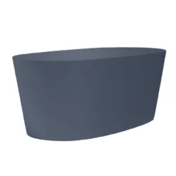 Solano 59 Inch Resin Double Ended Matte Tub -VINTAGE TUB Store rmbb1 ae