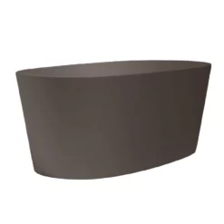 Solano 59 Inch Resin Double Ended Matte Tub -VINTAGE TUB Store rmbb1 ct