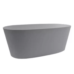 Solano 59 Inch Resin Double Ended Matte Tub -VINTAGE TUB Store rmbb1 pa front 1