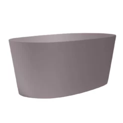 Solano 59 Inch Resin Double Ended Matte Tub -VINTAGE TUB Store rmbb1 ra