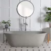 Leontine 63 Inch Resin Double Ended Tub -VINTAGE TUB Store rmbb8 pa life front