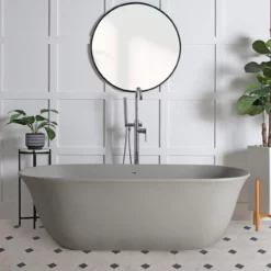 Leontine 63 Inch Resin Double Ended Tub