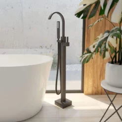 Contemporary Freestanding Gooseneck Tub Faucet -VINTAGE TUB Store rmbbf 04 faucet rs445 orb vln7yyqgo5pokgcn