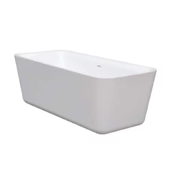 Emily Acrylic Double Ended Freestanding Tub - No Faucet Drillings 17 Emily Acrylic Double Ended Freestanding Tub - No Faucet Drillings -VINTAGE TUB Store rmbp emily angle