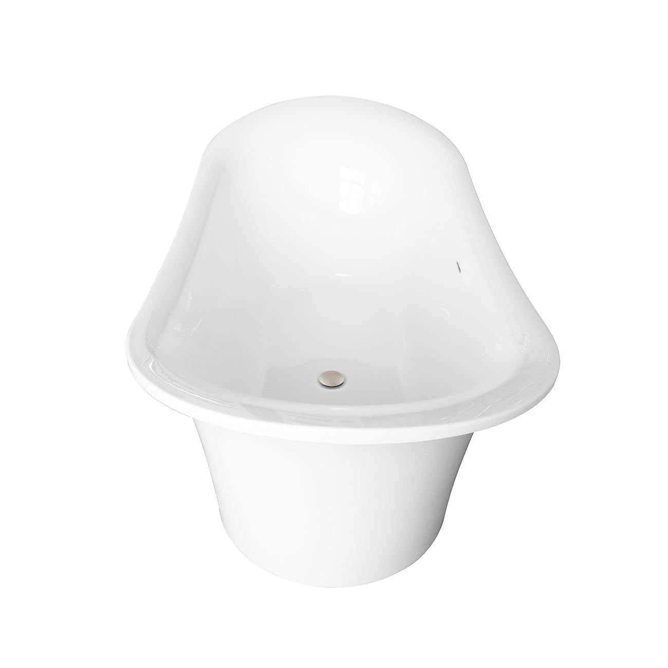 Campbell Acrylic Double Slipper Freestanding Tub - No Faucet Drillings 6 Campbell Acrylic Double Slipper Freestanding Tub - No Faucet Drillings - Image 4