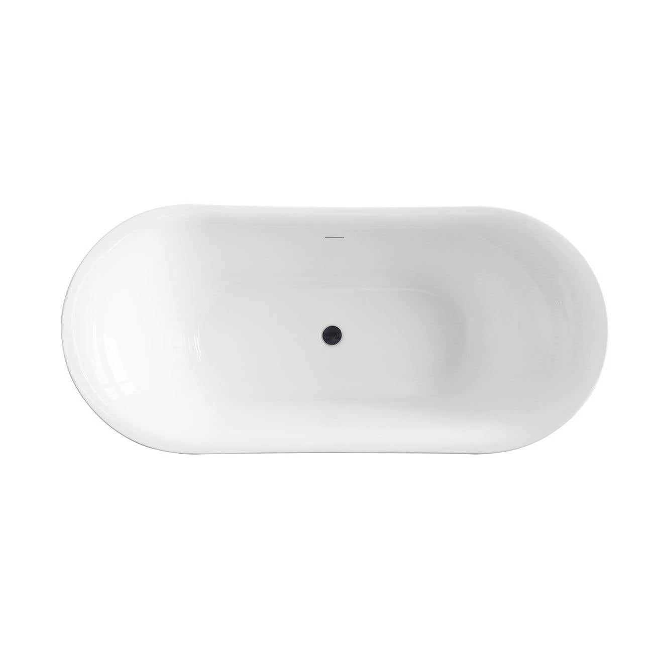 Campbell Acrylic Double Slipper Freestanding Tub - No Faucet Drillings 7 Campbell Acrylic Double Slipper Freestanding Tub - No Faucet Drillings - Image 5