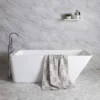 Hannah Acrylic Contemporary Freestanding Bathtub - No Faucet Drillings -VINTAGE TUB Store rmbp17 60 bb 1