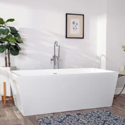 Jasmine Acrylic Double Ended Freestanding Tub -VINTAGE TUB Store rmbp37 67 co life side