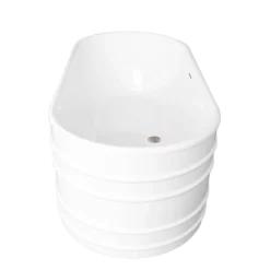 Preston Acrylic Double Ended Trough Freestanding Tub -VINTAGE TUB Store rmbp77 67 bn side