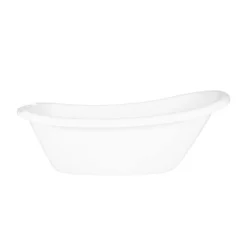 Eden Acrylic Slipper Clawfoot Tub - No Faucet Drillings - Imperial Ball & Claw Feet -VINTAGE TUB Store rmbpsl0im front