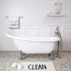 Leo Acrylic Slipper Clawfoot Tub - Rim Faucet Drillings - Lion Paw Feet -VINTAGE TUB Store rmbpsl7lp