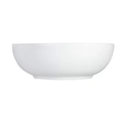Minimalist Collection Ceramic Round Vessel Bathroom Sink -VINTAGE TUB Store rmc 118 wh wh front