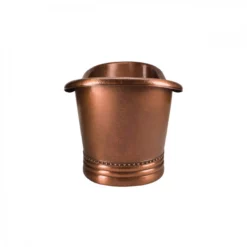 Melody 58 Inch Copper Freestanding Double Slipper Bathtub - Medium Copper 14 Melody 58 Inch Copper Freestanding Double Slipper Bathtub - Medium Copper -VINTAGE TUB Store rmc19 m side