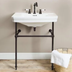 Console Lavatory Sink -VINTAGE TUB Store rmc30 8orb 1