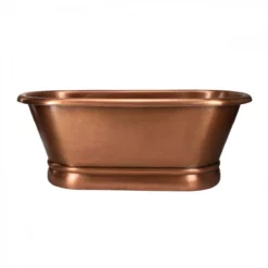 Haden 66 Inch Copper Freestanding Double Ended Bathtub - Medium Copper -VINTAGE TUB Store rmc5 m front