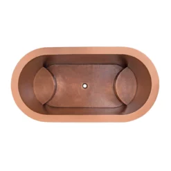 Akihabara 60 Inch Copper Japanese Soaking Tub -VINTAGE TUB Store rmcjap 60 m top