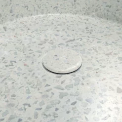 Terrazzo 14 Inch Round Bathroom Sink -VINTAGE TUB Store rmczz015 wt detail
