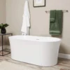 Una Acrylic Double Ended Freestanding Tub 2 Una Acrylic Double Ended Freestanding Tub -VINTAGE TUB Store rmd una front