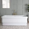 Brighton Acrylic Double Ended Freestanding Tub - No Faucet Drillings -VINTAGE TUB Store rmd50 w life 1